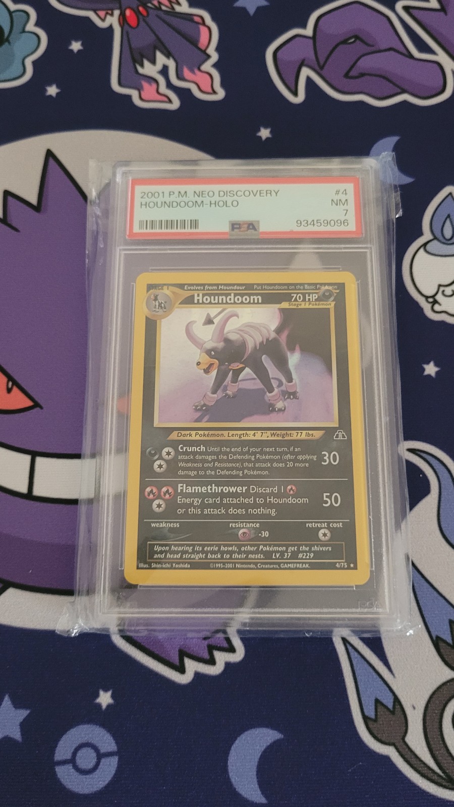 Houndoom Holo PSA 7 - Neo Discovery