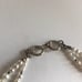 Pearl Double Strand Necklace Swarovski Crystals Sterling Silver Sterling Clasp
