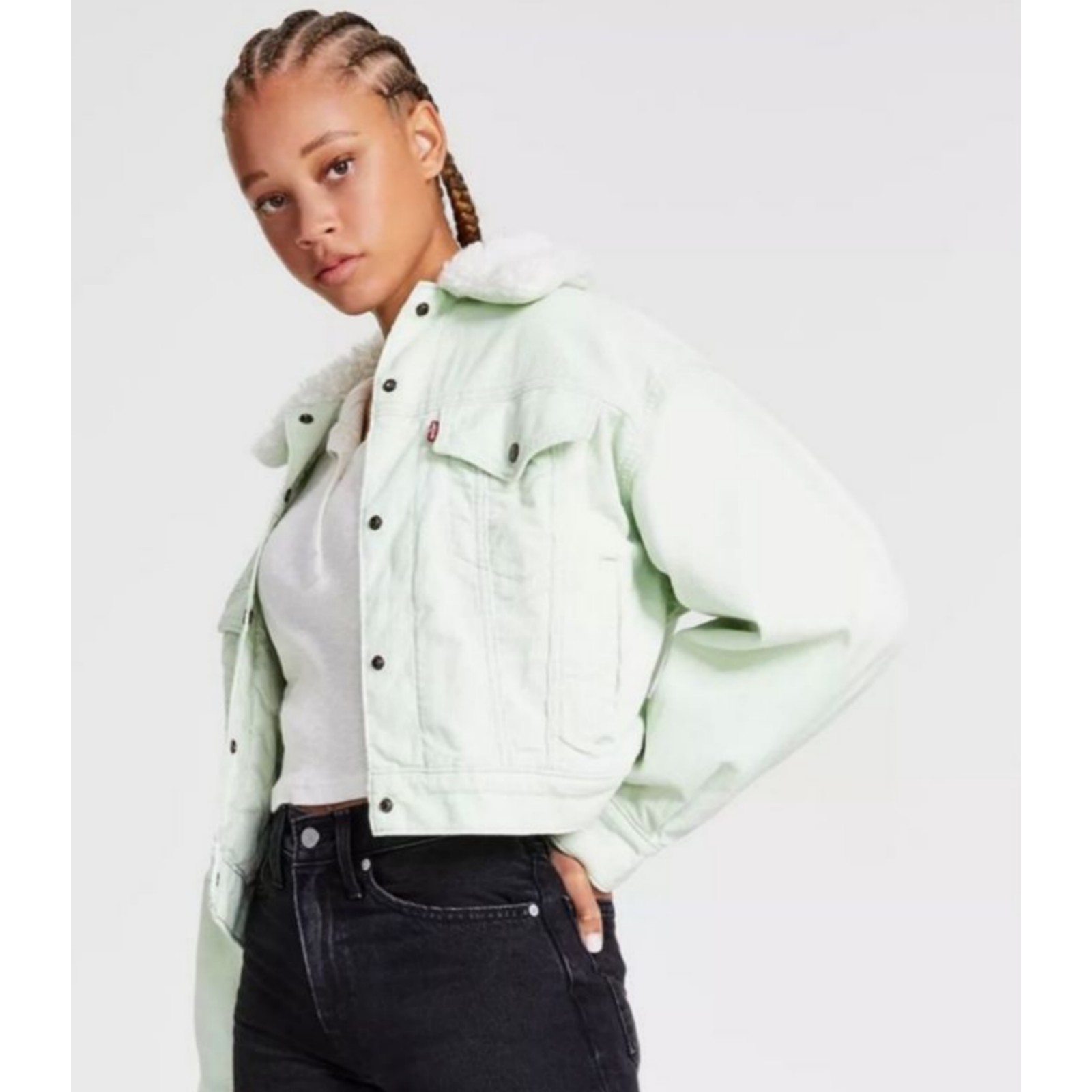 Levis Baby Cropped Trucker Jacket