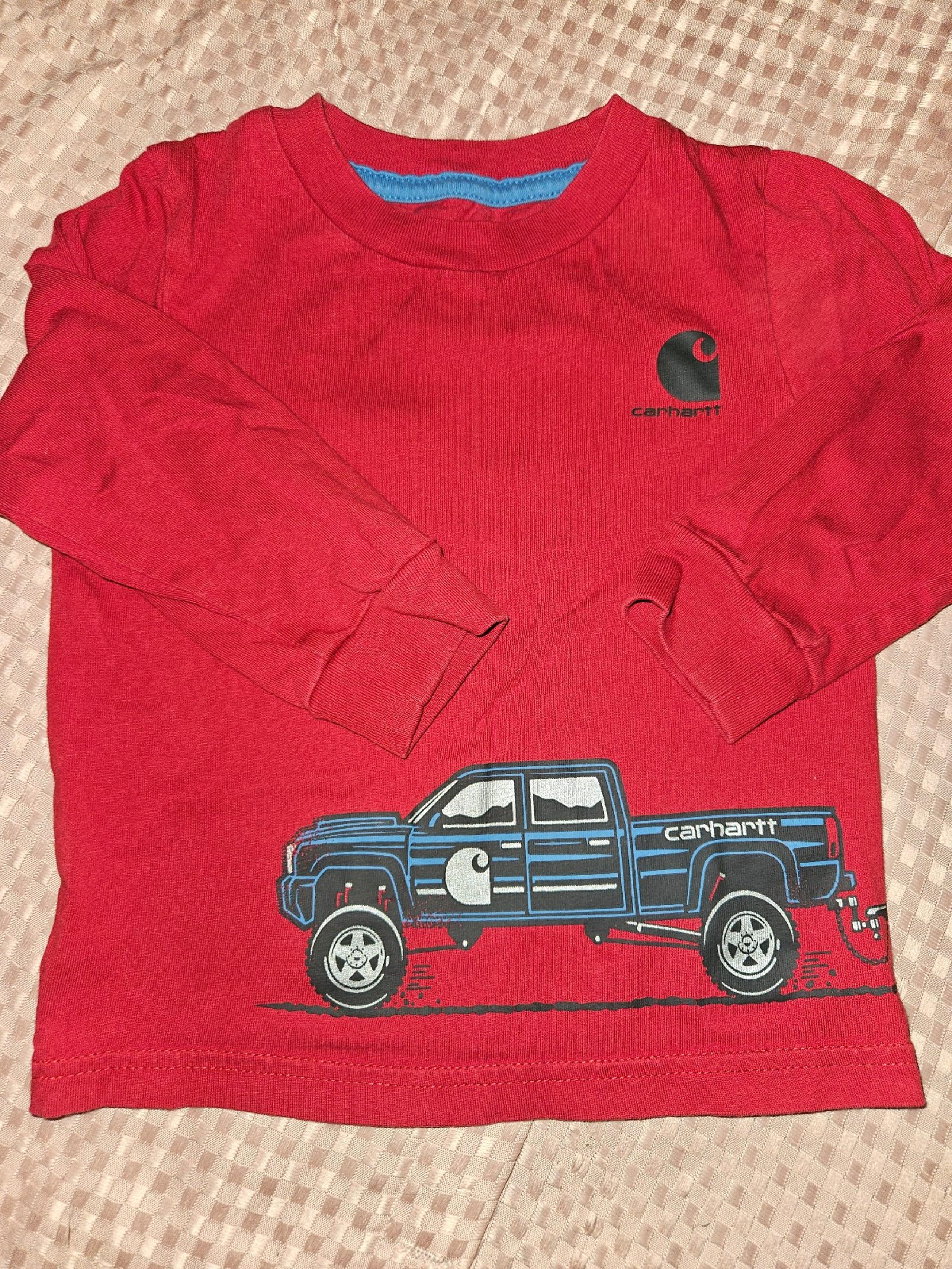 Carhartt Kids Red Graphic Long Sleeve Shirt