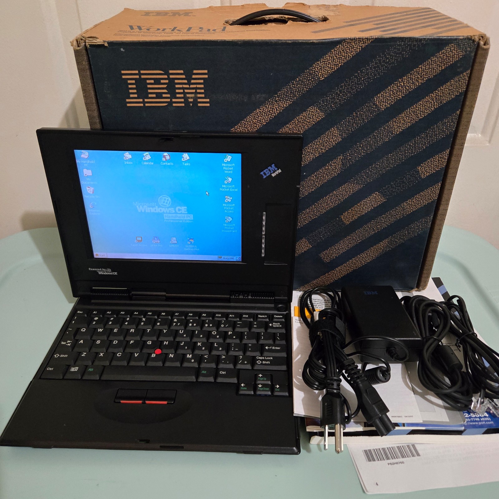 Rare Vintage IBM Workpad Z50 Type 2608-1AU Laptop Computer Windows CE 1999
