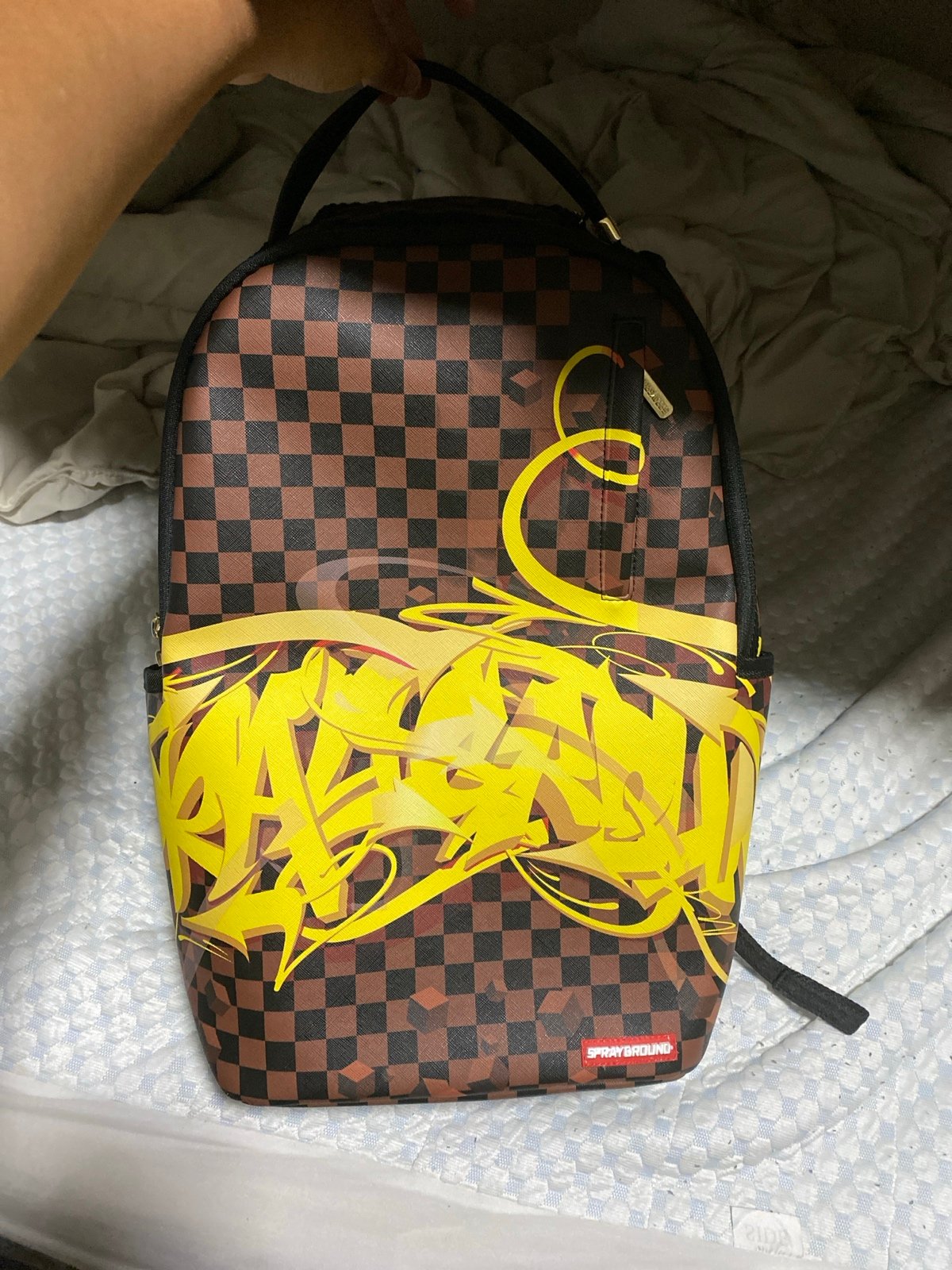sprayground duffle bag
