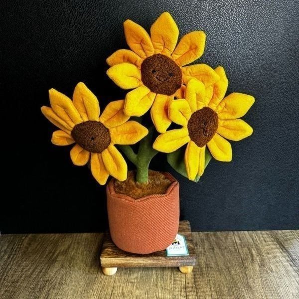 Jellycat Amuseables Sunflower NEW! FAST SHIP Easter Gift for Her Spring