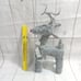 Vintage Christmas Handmade Aluminum? Wire? Rudolph the Red-nosed Reindeer