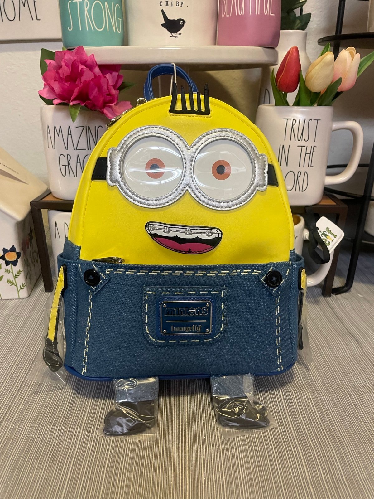 Universal Studios Loungefly Otto Minion backpack. Rise of Gru