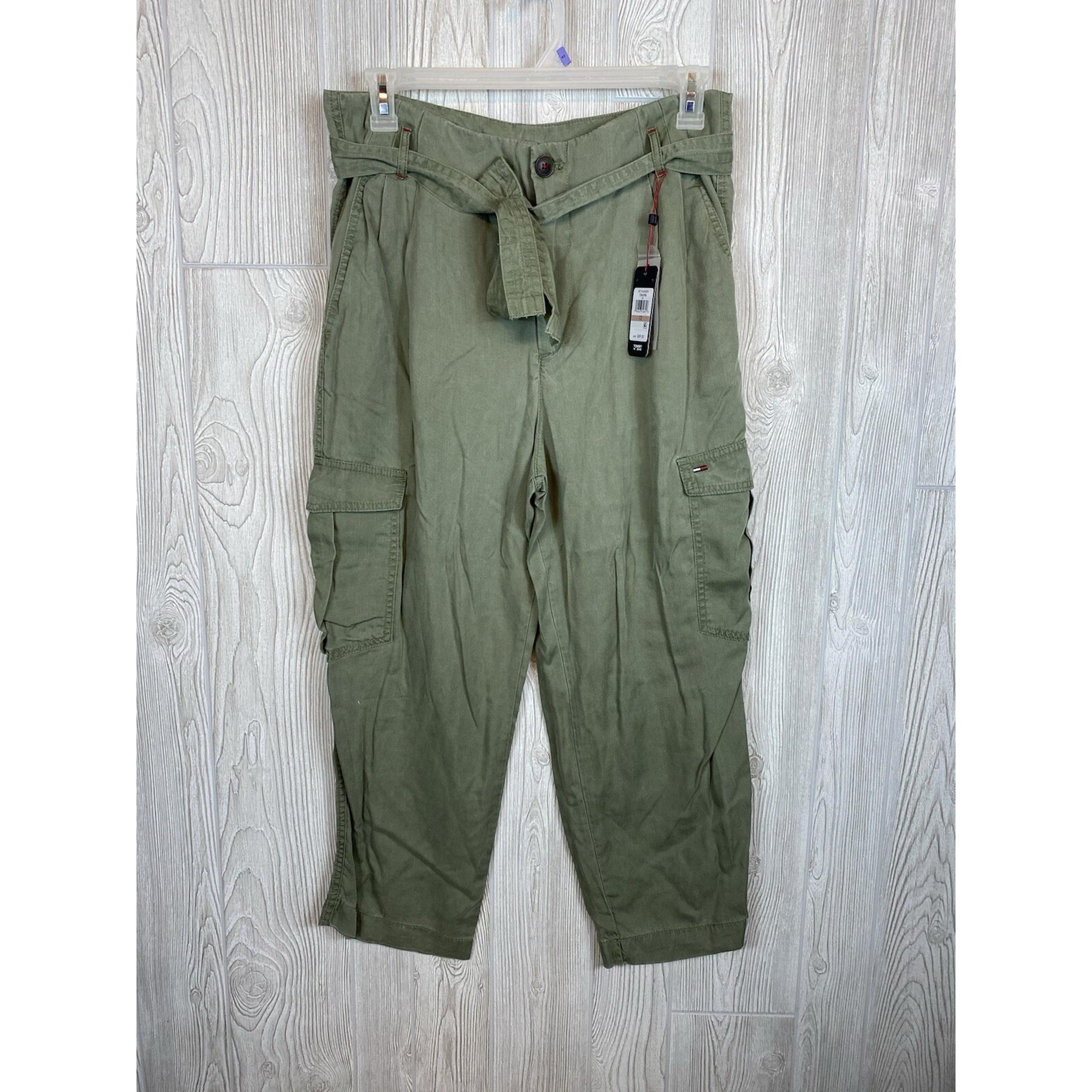 Y2K Street Wear Women's Baggy Cargo Pants size 12 - Tommy Hilfiger