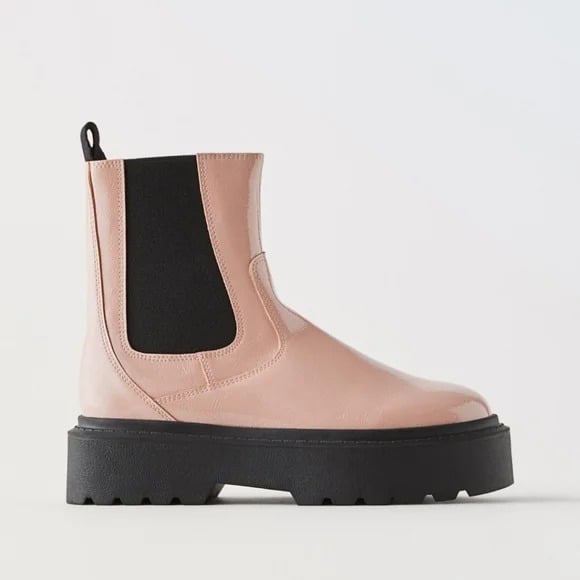Patent Effect Chelsea Boots 13 1/2