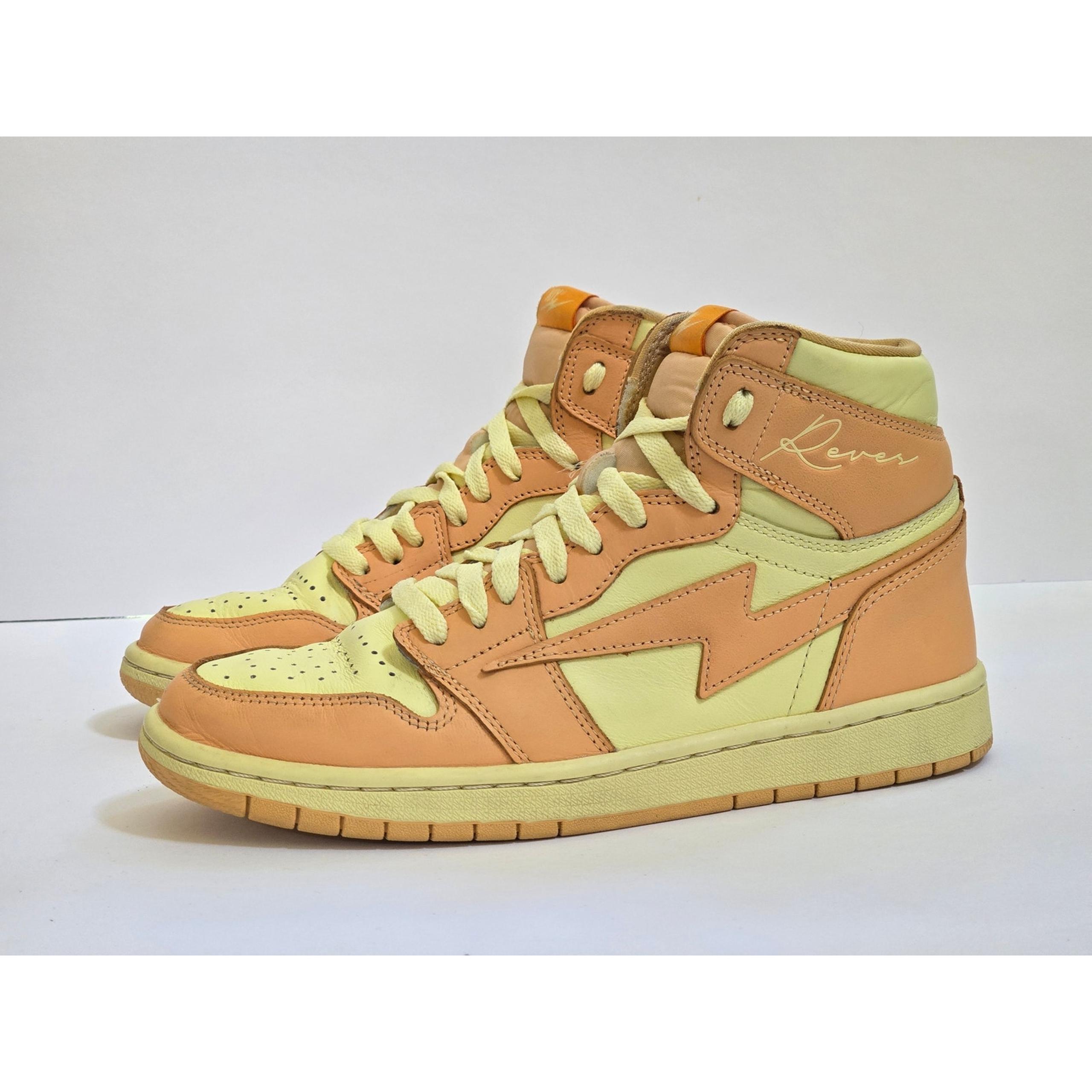 RARE Air KIY Reves Paris '85 HI 1991 x 1992 Peach Sand Men Sz. 7.5 | EUR 40.5