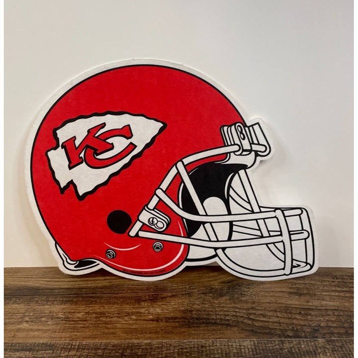 Kansas City Chiefs 14 Felt Banner Rico Industries Football Helmet NFL KC Red