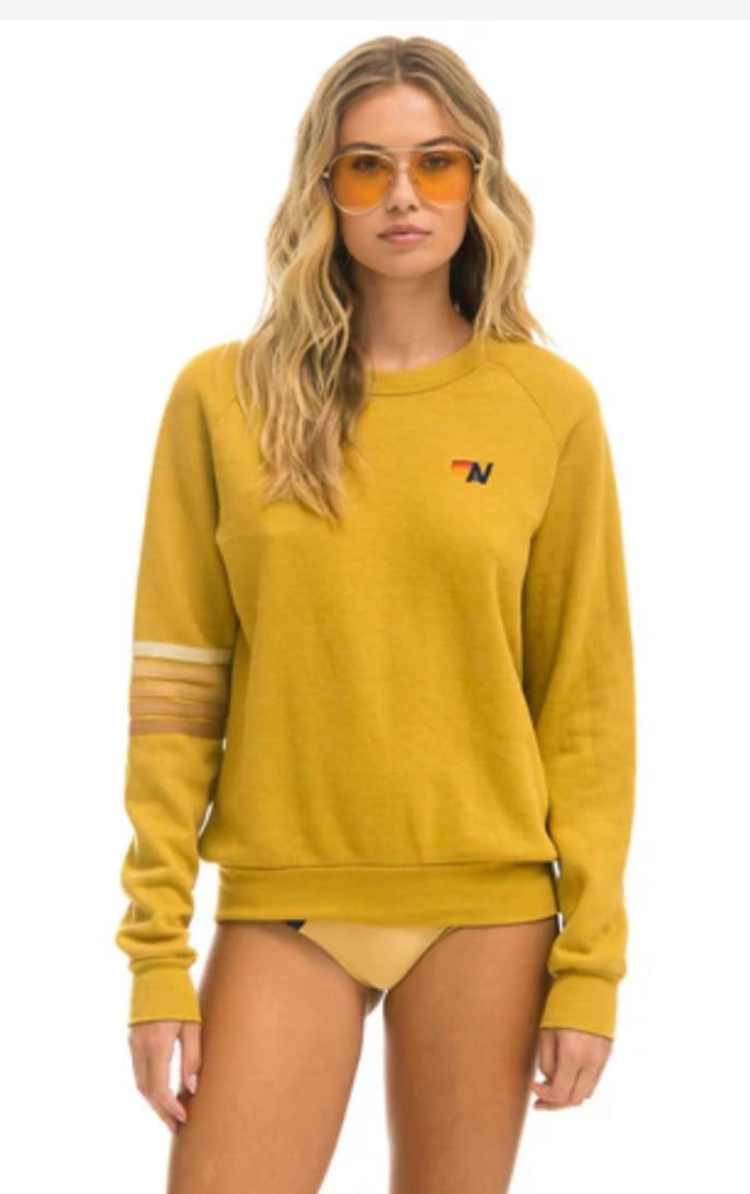 Aviator nation Rugby stitch khaki/tan