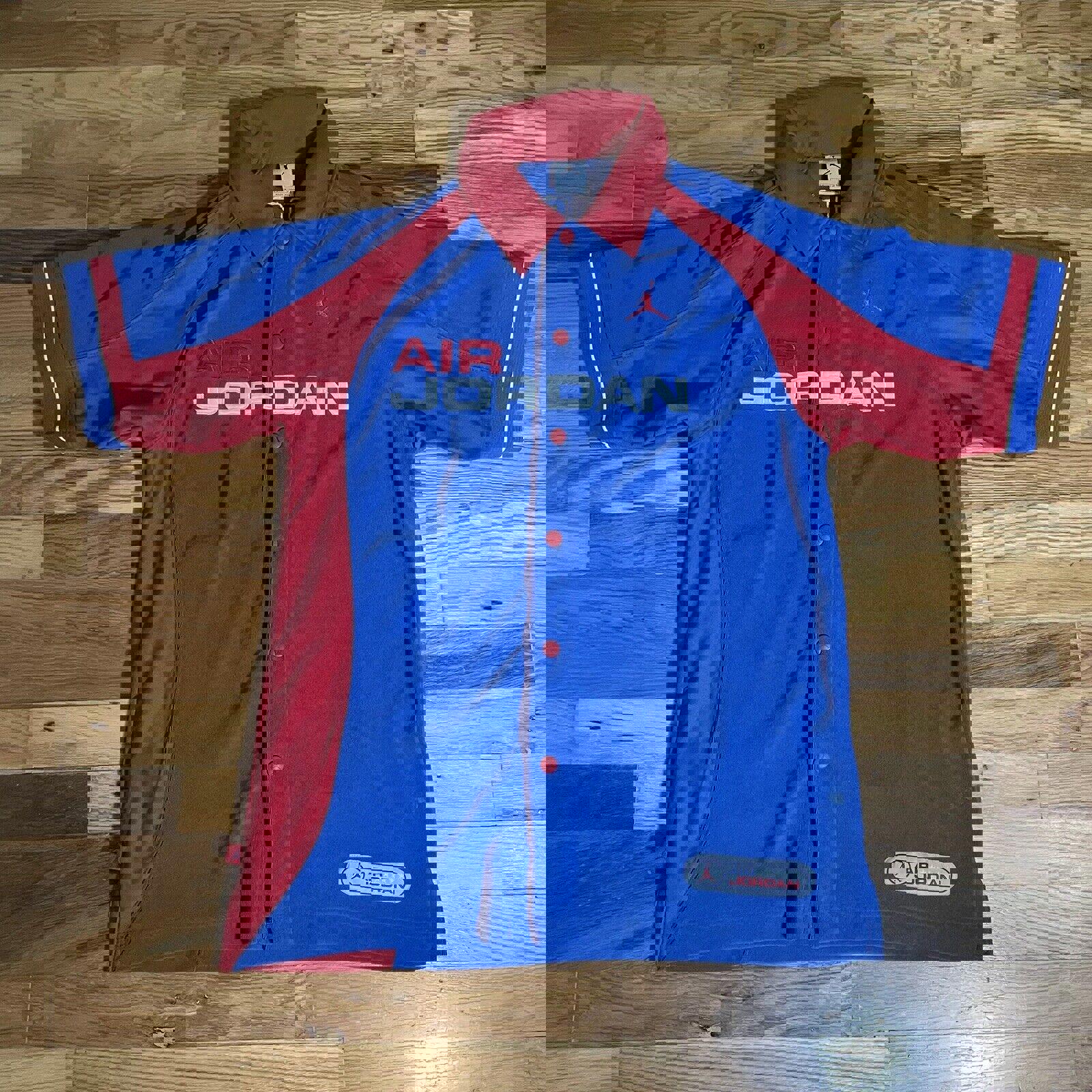 Jordan VTG Baseball Jersey Mens Small Short Sleeve Button 23 Embroidered Y2K 90s