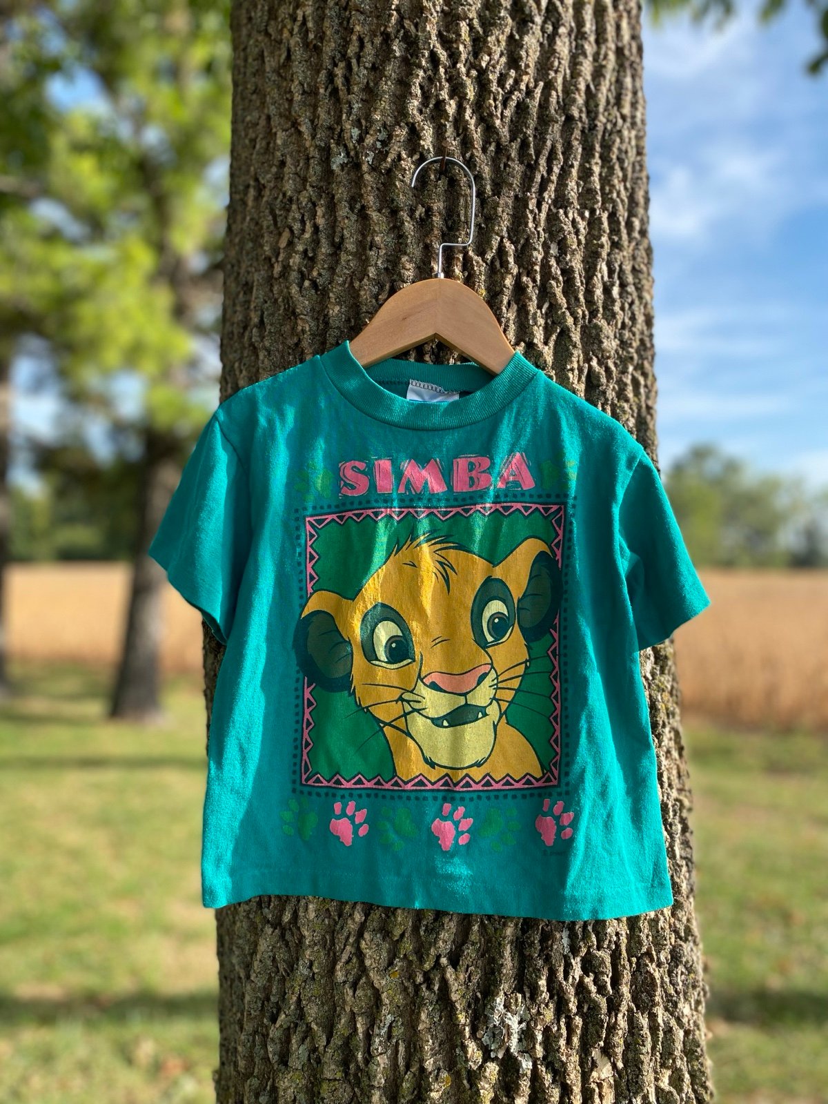 Vintage Simba Lion King Shirt Girls Size 4/5