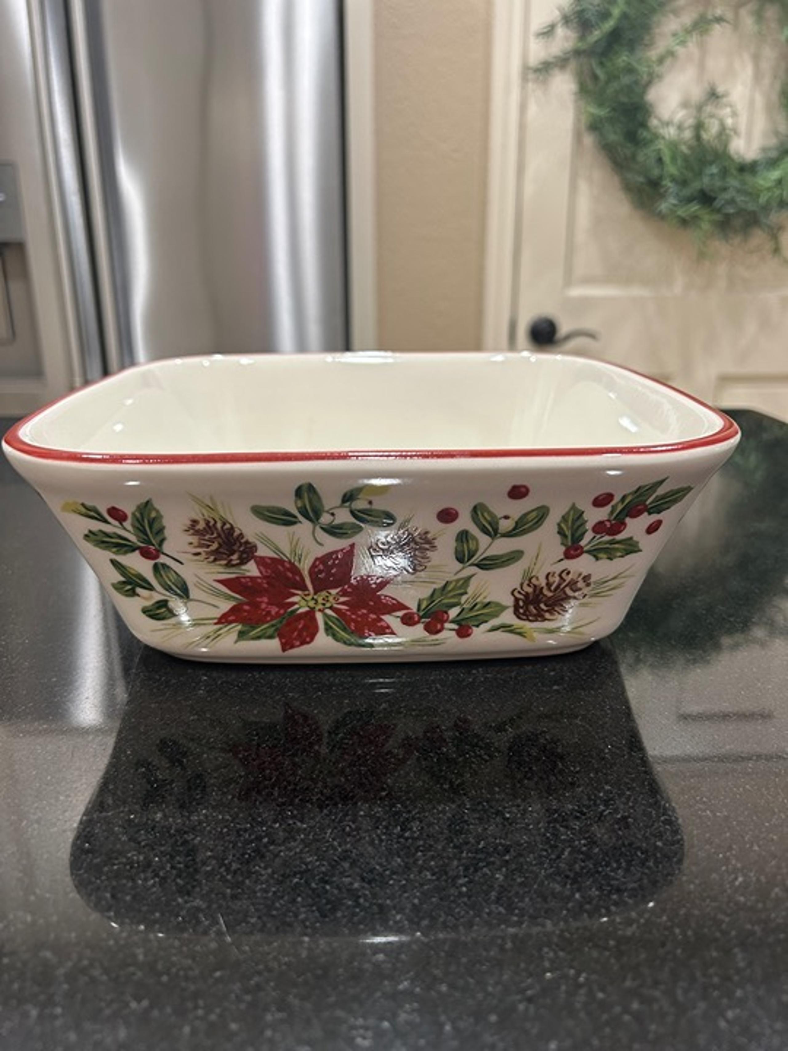 Longaberger Nature's Garland Large Serving Bowl