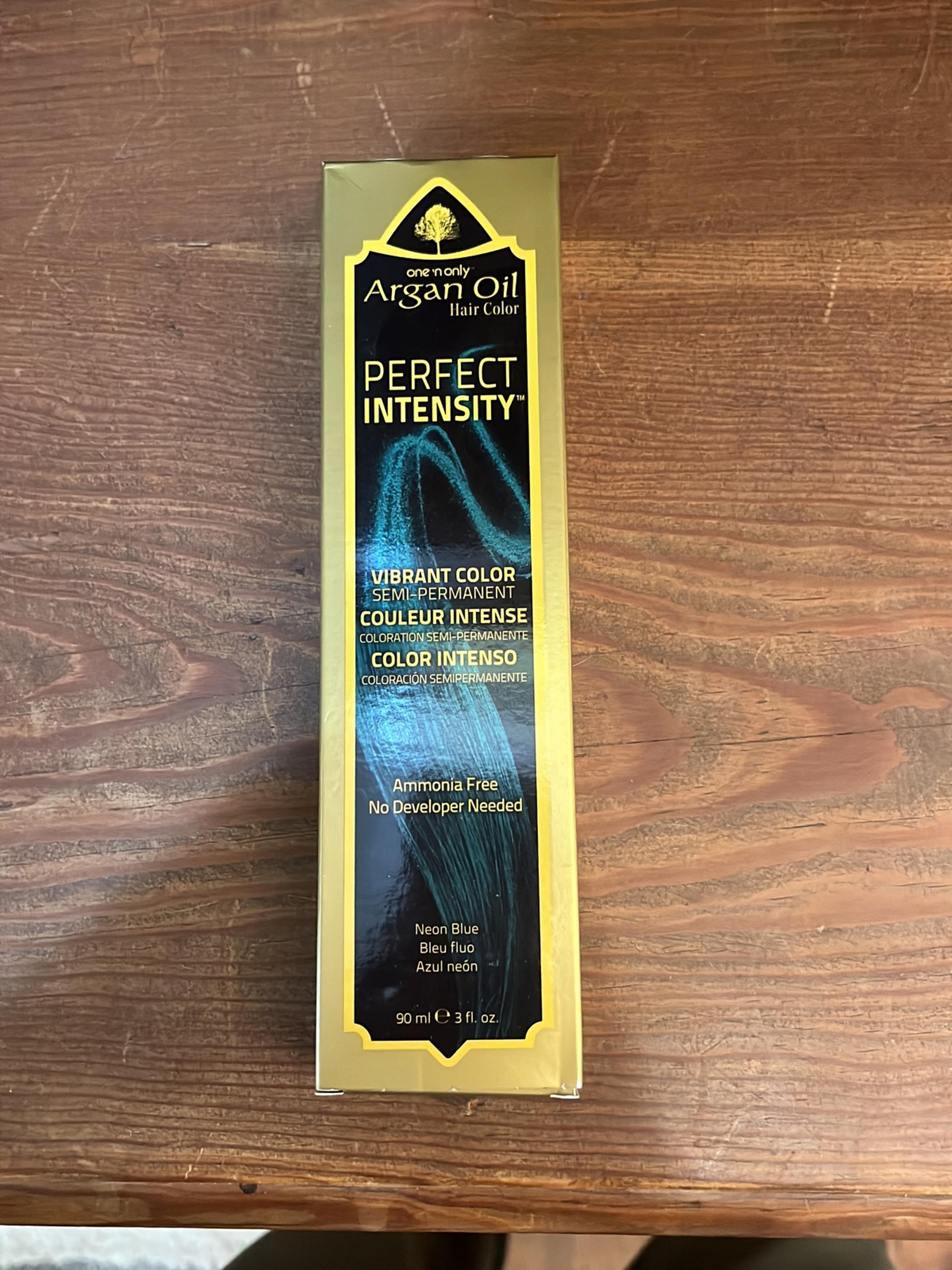 Argan Oil Semi Permanent- neon blue