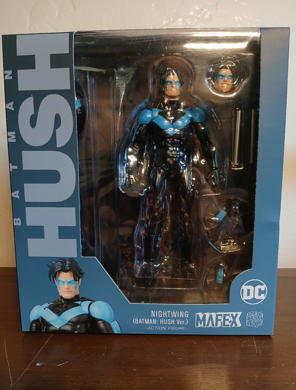 Mafex Hush Nightwing # 175 (Batman Hush ver)
 + Nightwing Kit from HEADS_STUDIO