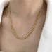 28 14K Gold Figaro Chain Link Necklace Womens 14 Karat Ladies Silver Jewelry