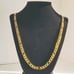 28 14K Gold Figaro Chain Link Necklace Womens 14 Karat Ladies Silver Jewelry