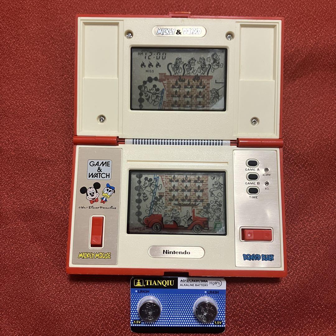 【Reflector and Polarizer Replaced】Nintendo Game & Watch Mickey & Donald