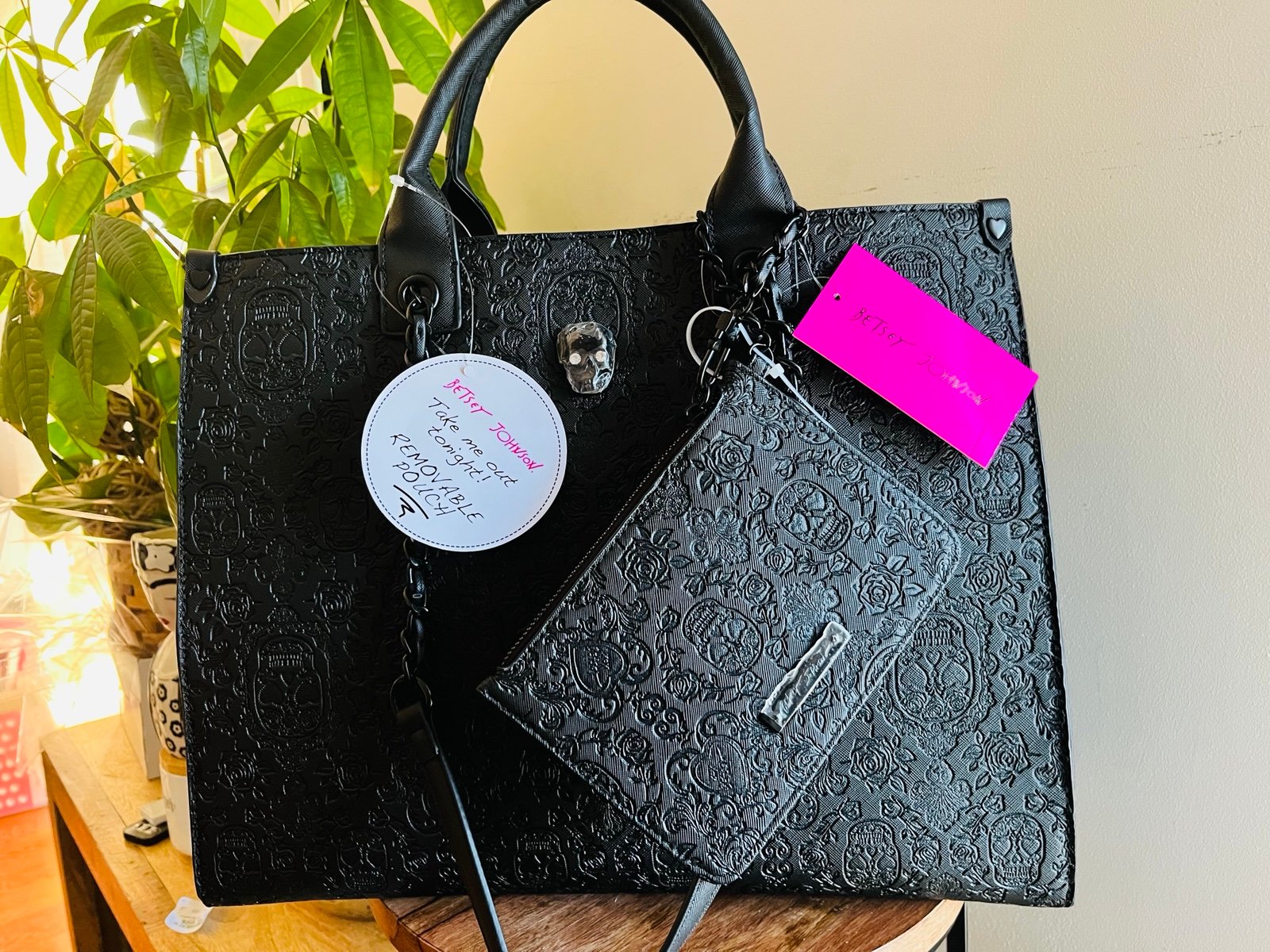 Betsey Johnson Top Zip Handbags | Mercari