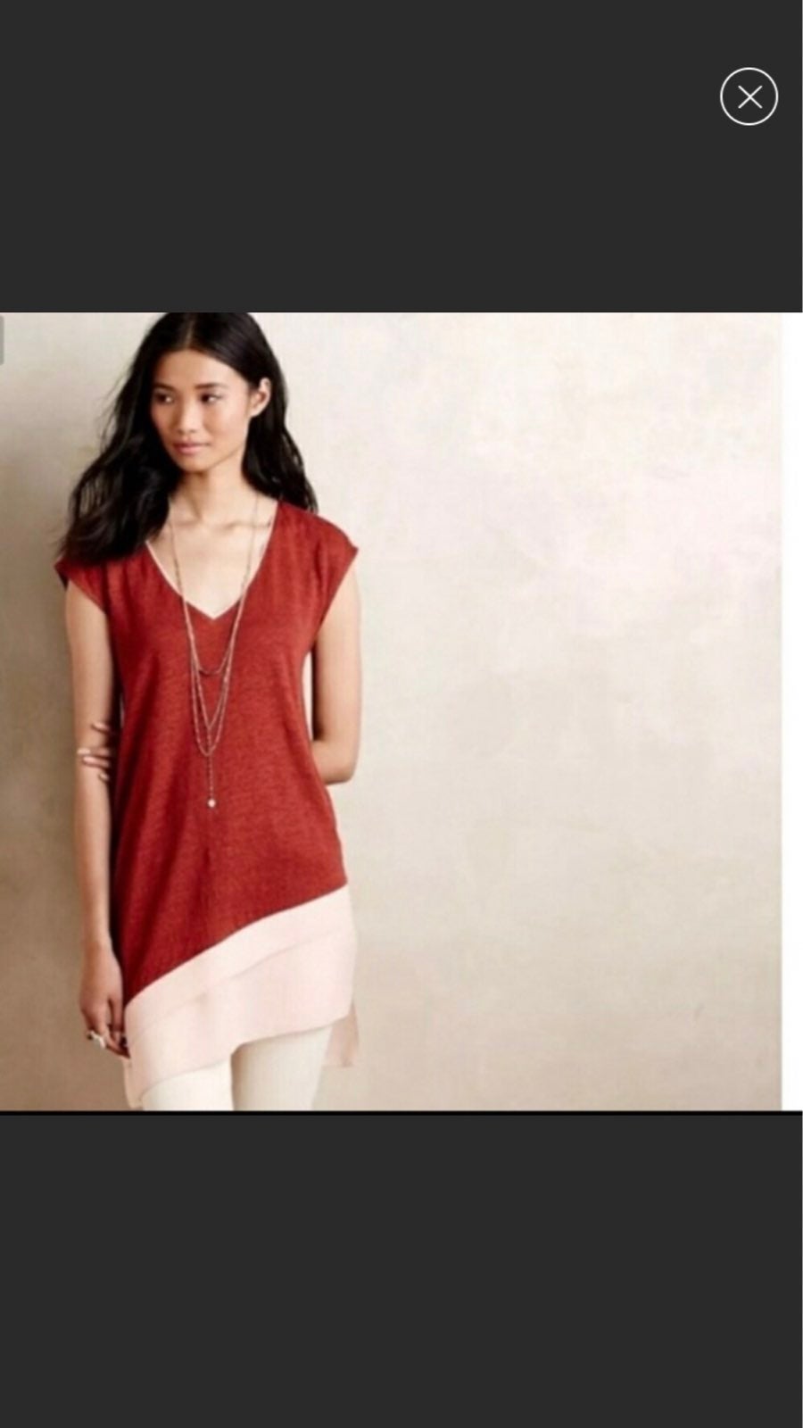 Anthropologie Deletta Linen Tunic