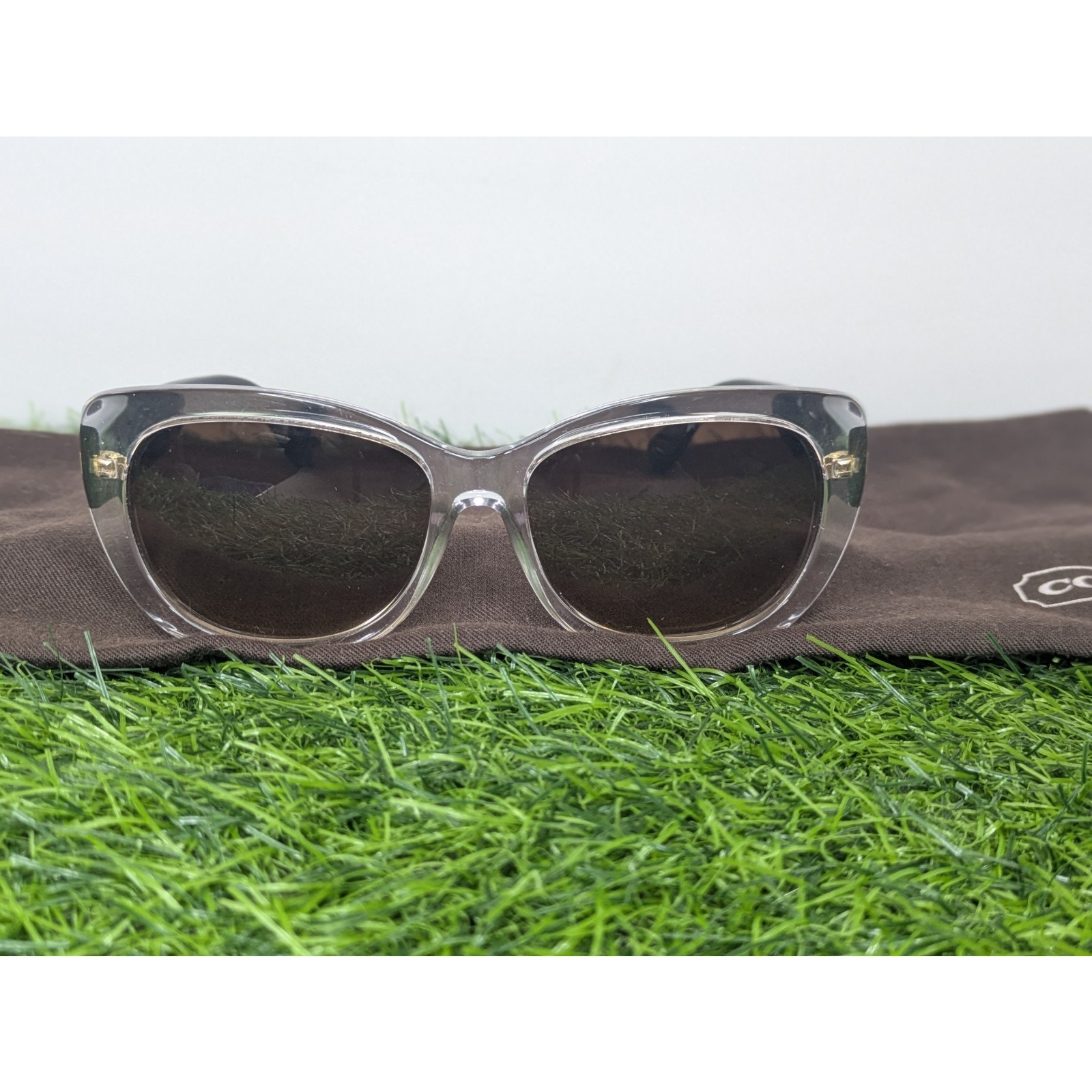 Coach Sunglasses 519513 HC8154 (L950) Crystal/Dark Tortoise Designer Preppy Fun