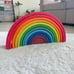 Grimms Wooden Rainbow Stacking Tunnel