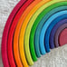 Grimms Wooden Rainbow Stacking Tunnel