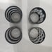 Rare Williams Sonoma Set 4 Double Old-fashioned Bar Glasses, Like New!