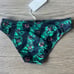 ULLA JOHNSON Dani Printed Bikini Briefs in Green sz L NWT 140