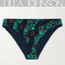 ULLA JOHNSON Dani Printed Bikini Briefs in Green sz L NWT 140