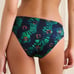 ULLA JOHNSON Dani Printed Bikini Briefs in Green sz L NWT 140