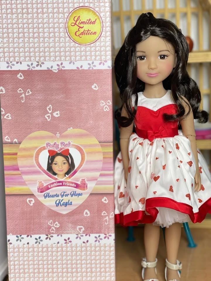 Ruby red fashion friends sweet heart Kayla
