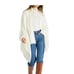 New Justfab white knit shrug