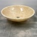 Cream Jade Stone Vessel Round Modern Bathroom Sink