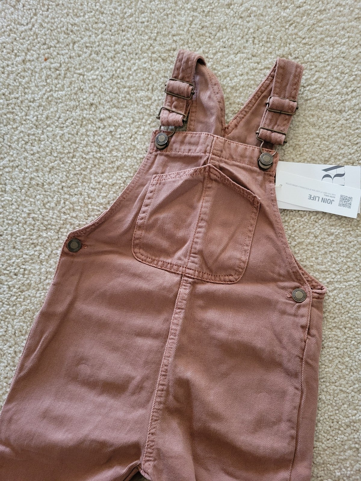 Zara kids boys girls denim overalls. Size 2-3t