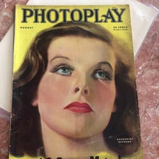 Photo play vintage magazine Katherine He