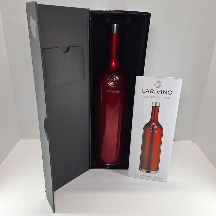 Carivino All-in-One Insulated Wine Bottle With Built-In Wine Aerator Incomplete
