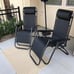 Zero Gravity Chairs Set of 2 Patio Adjustable Reclining Folding Chairs w/ Pillow