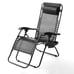 Zero Gravity Chairs Set of 2 Patio Adjustable Reclining Folding Chairs w/ Pillow