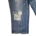 Lane Bryant Distressed Patch Cropped Capri Denim Jeans Womens Size 20 Blue