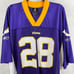 Reebok Mesh Minnesota Vikings Jersey Peterson 28 Sz XL NFL Team Apparel