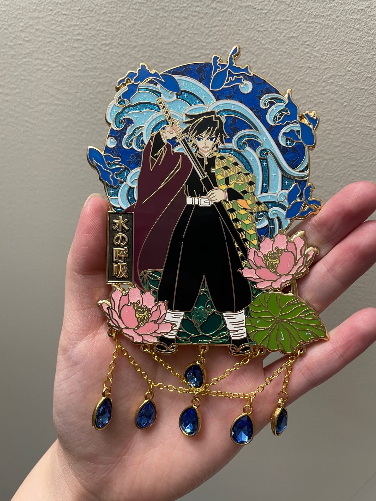FatCatPins Giyuu Blind No. 6 Enamel Pin