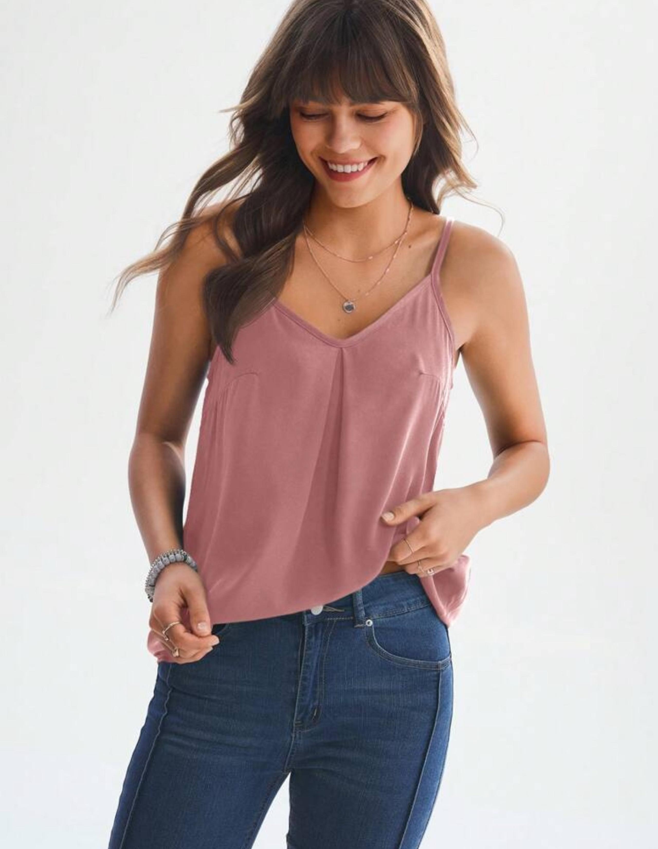 SHEIN LUNE Women's Casual & Commute Minimalist Solid Color Camisole
