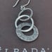 Silpada three tier sterling silver earrings