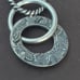 Silpada three tier sterling silver earrings