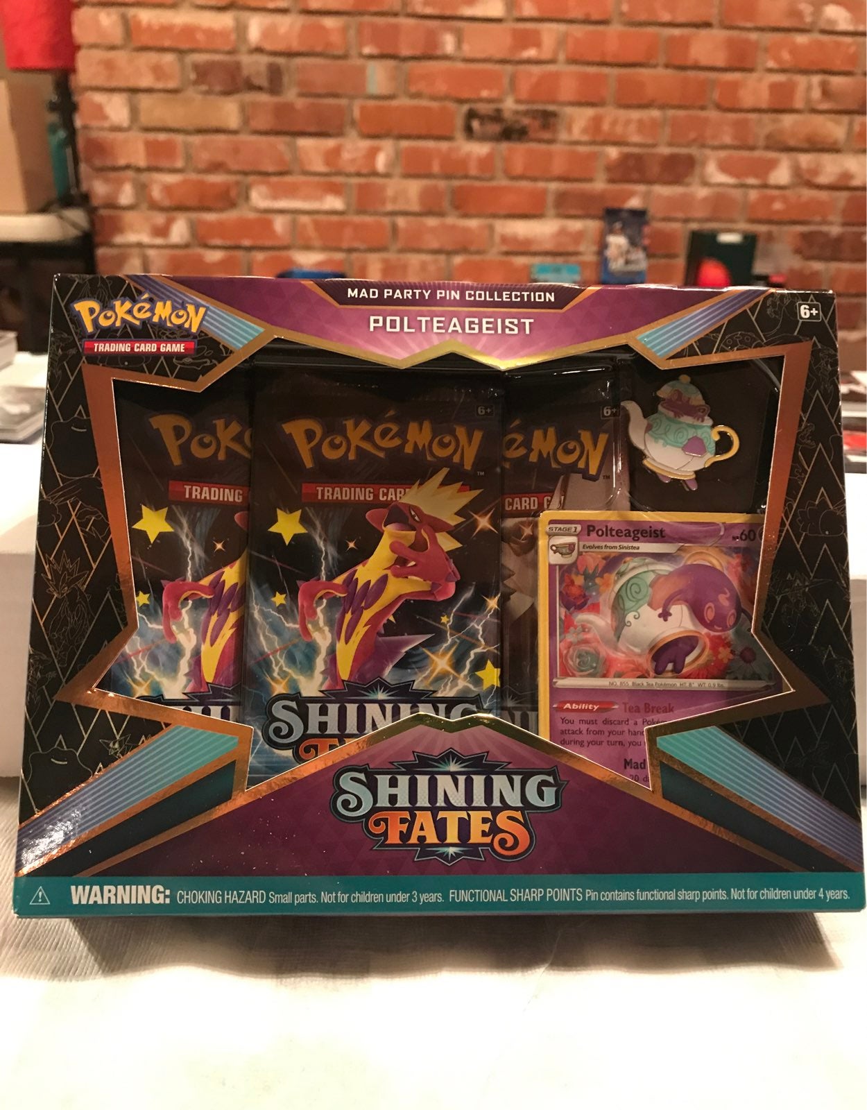 Shining Fates Mad Party Pin Collection