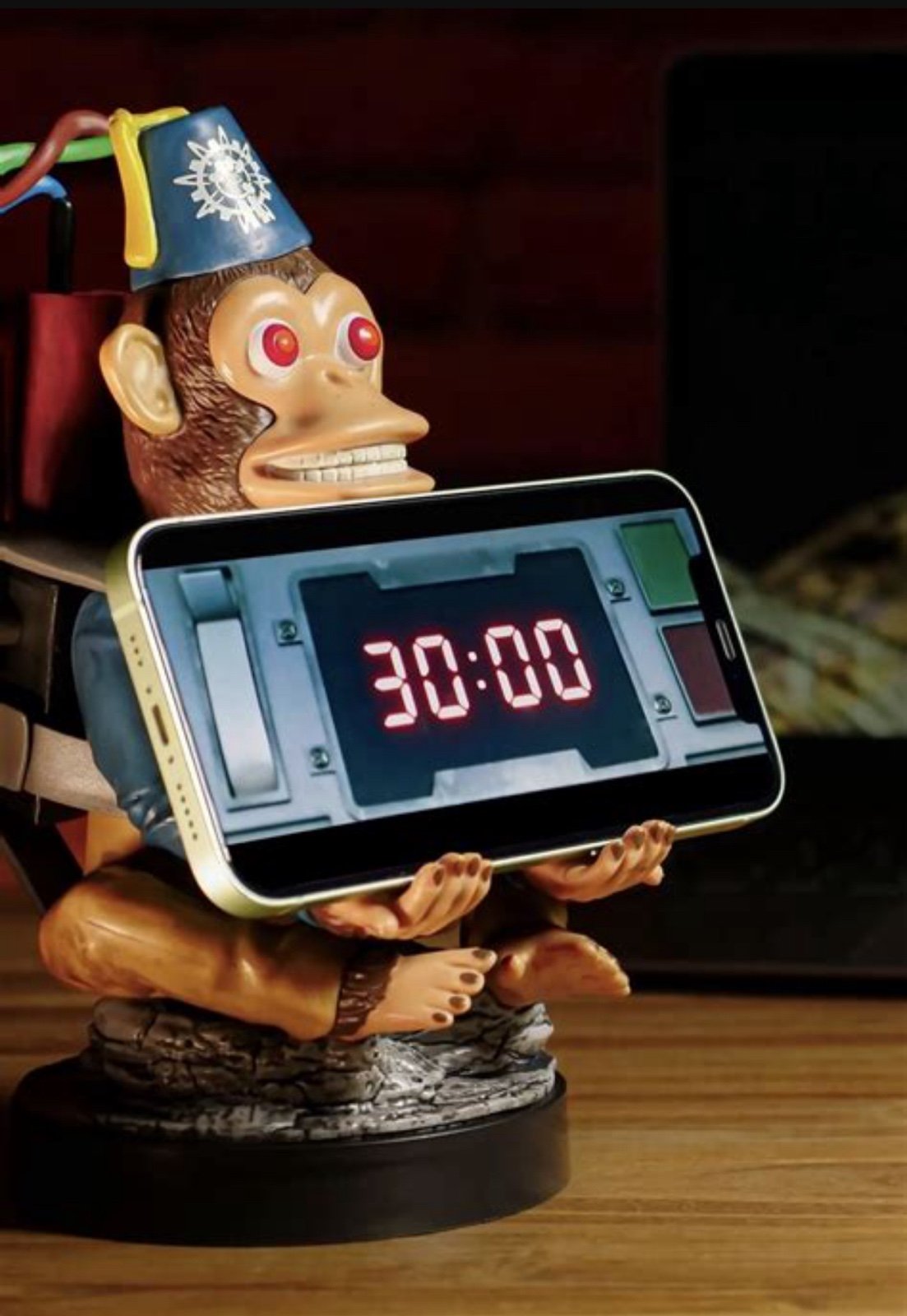 Call of Duty Zombie Cable Guys Monkey Bomb Gaming Accessories & Phone Holder NEW