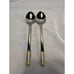AEGEAN WEAVE-BY WALLACE SILVERSMITH- SET OF 2 STERLING SILVER TEASPOONS 6 1/2”