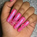 Pink with Pearls Kawaii XL Square Press On Nails - 20 piece set