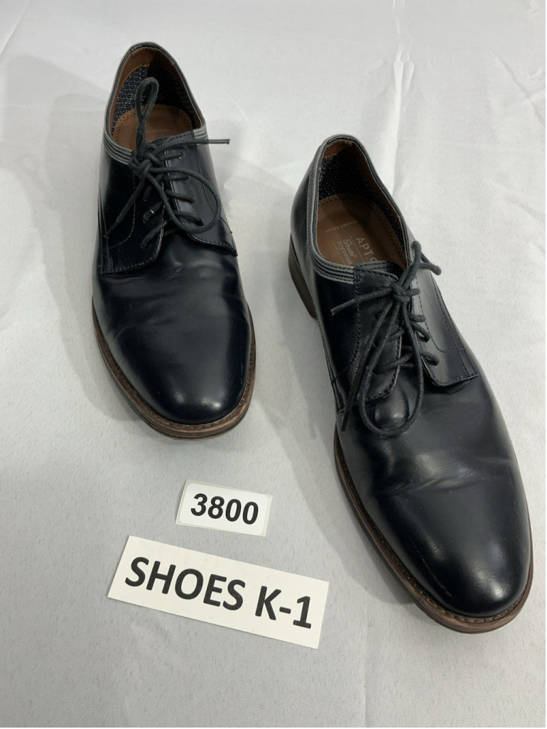 Men’s Apt 9 Memory Foam Ortholite Impressions Leonavy 10.5 Black Oxford